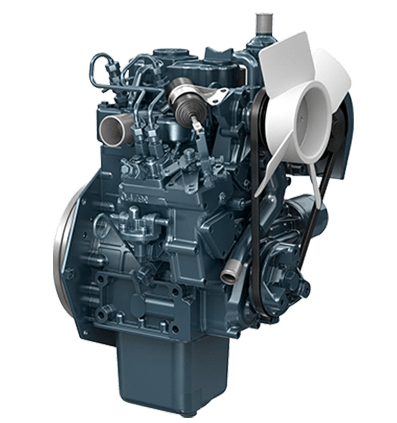 Rippa R10 motor - Kubota Z482 dízelmotor 8,2 kW (11,23 lóerő)