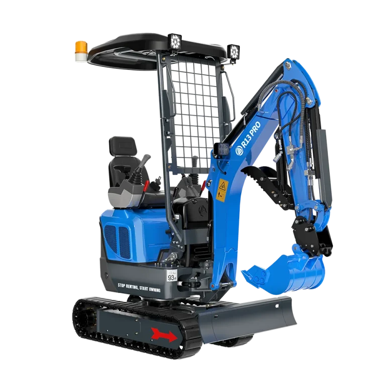 A Rippa R13 Pro minikotró egy különleges modell a Rippa kínálatában. Kifejezetten a legszűkebb helyeken történő munkavégzésre tervezték.
