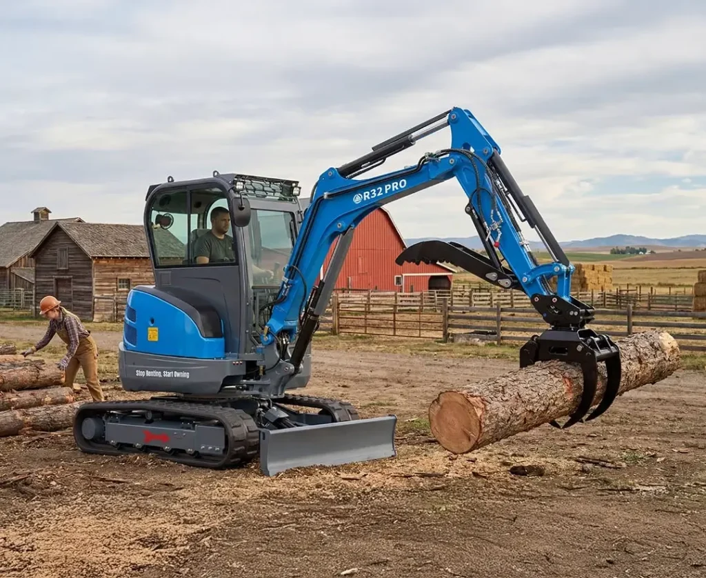 A Rippa legnagyobb minikotrója. Klímás tágas kabin, CCLS rendszer, 4 hengeres Kubota motor, minden a teljesítmény és hatékonyság szolgálatában.
