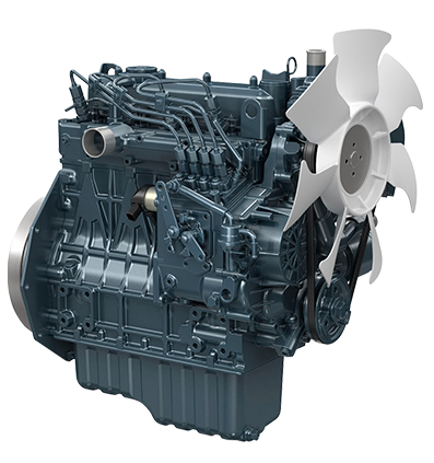 Rippa R32 PRO minikotró – 4 hengeres Kubota motor