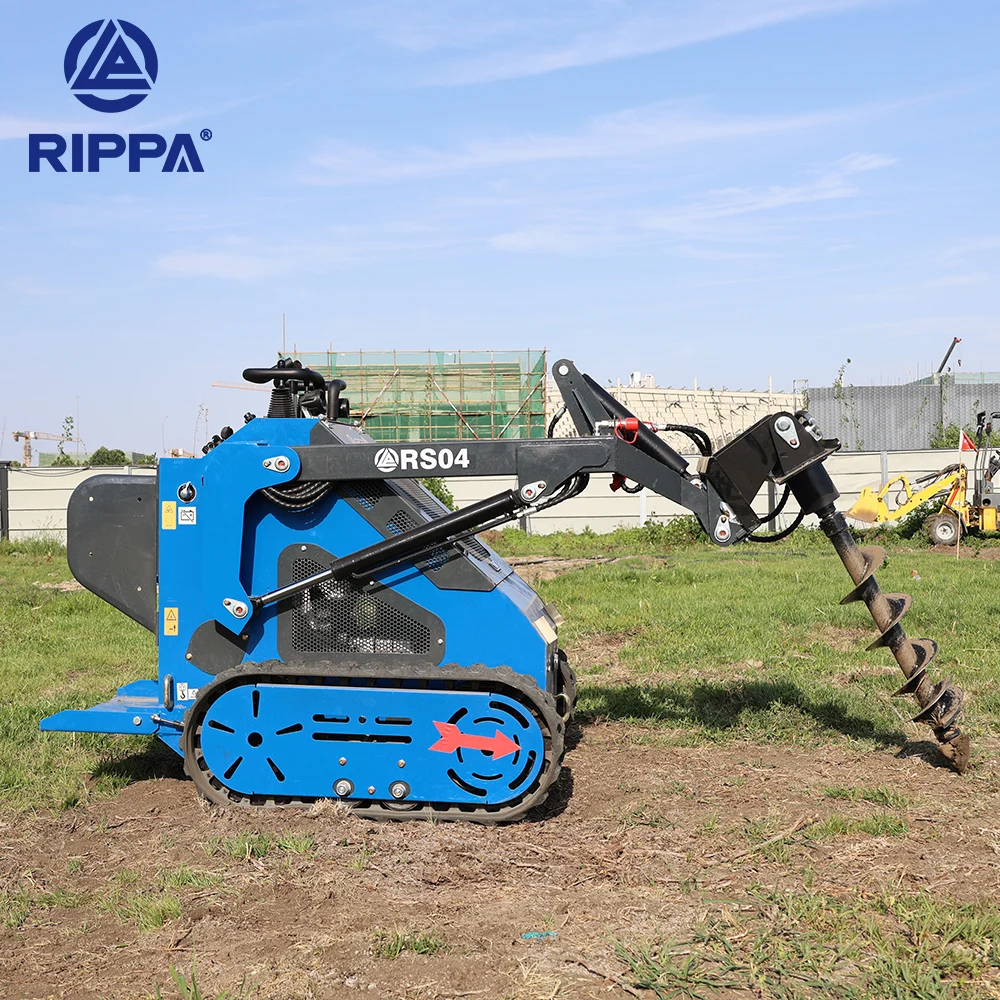 Rippa RS04 csúszókormányzású rakodó – További adapterek hidraulikus funkciókkal