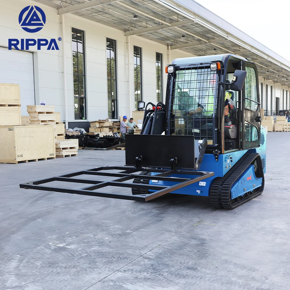 Rippa RS20 csúszókormányzású rakodó - egyengetőlap adapter